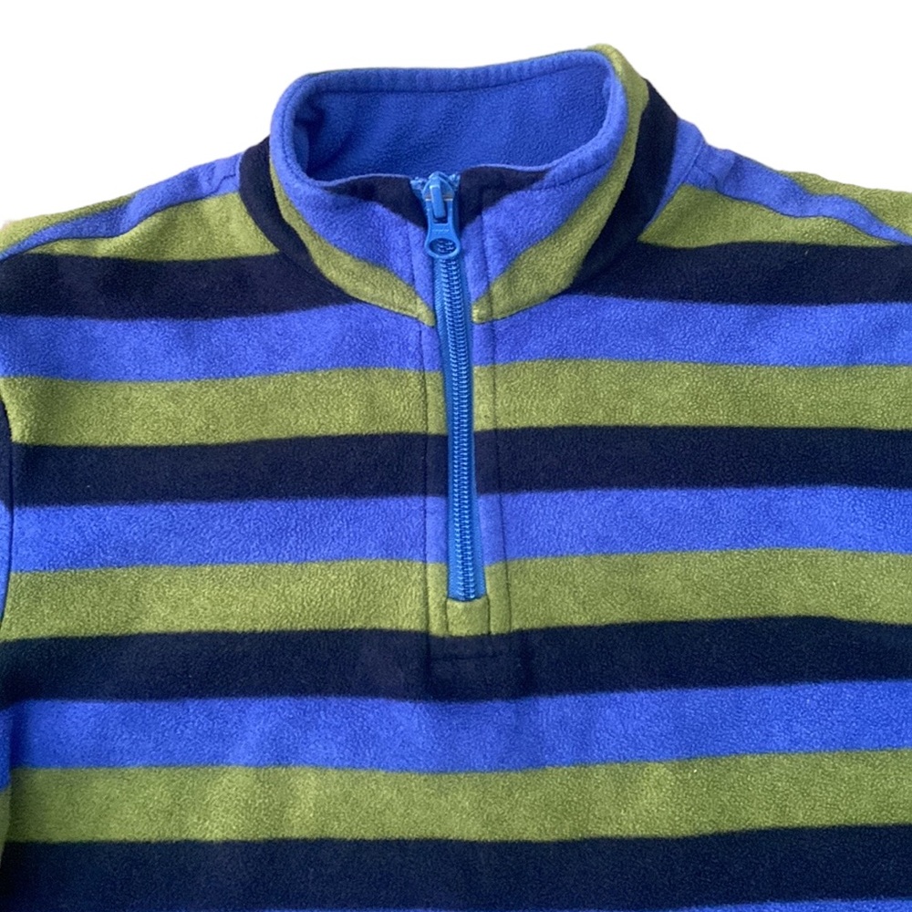 Hanna Andersson Stripe Pullover Fleece Sweater - Picture 8 of 8